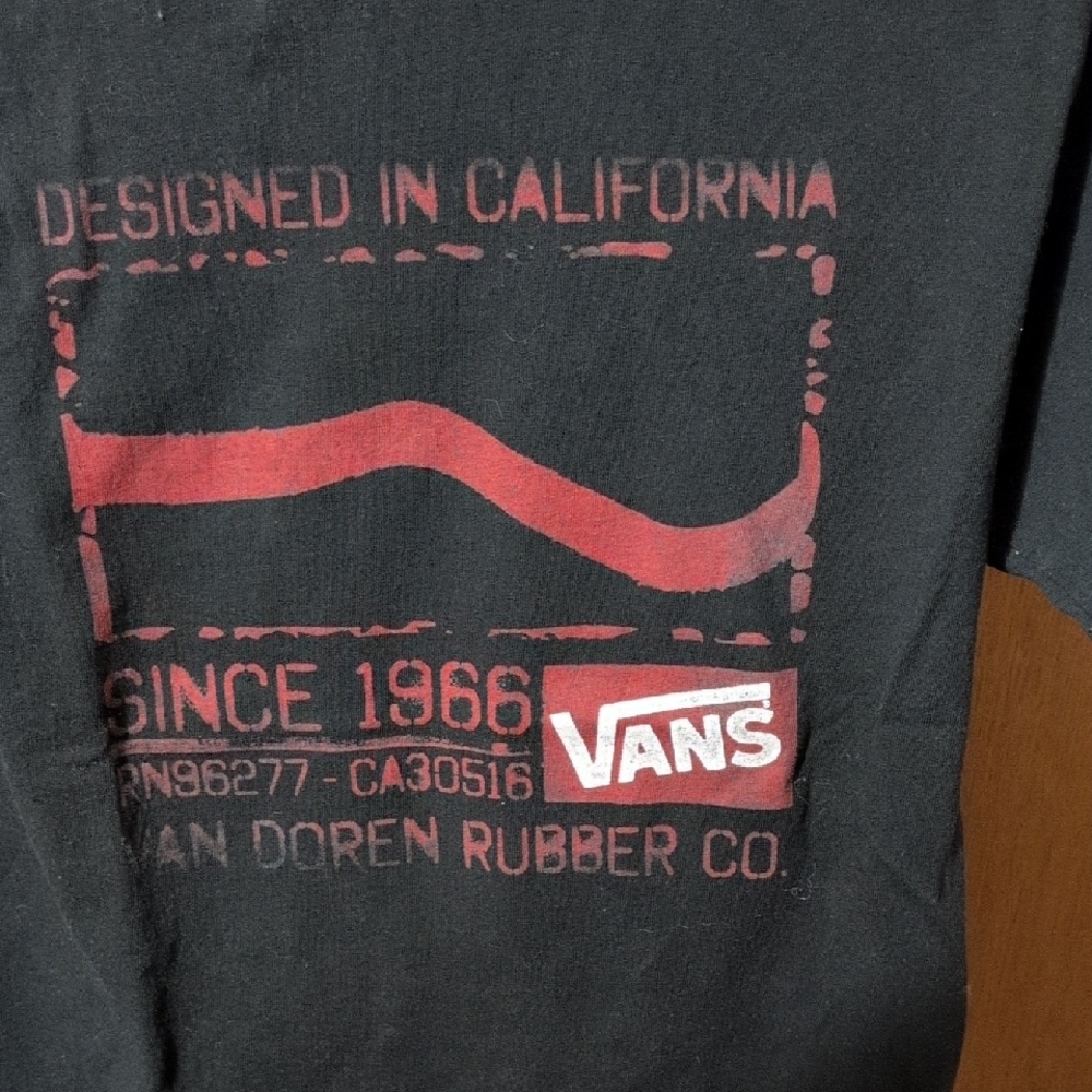 Vans Men's Black Graphic T-Shirt